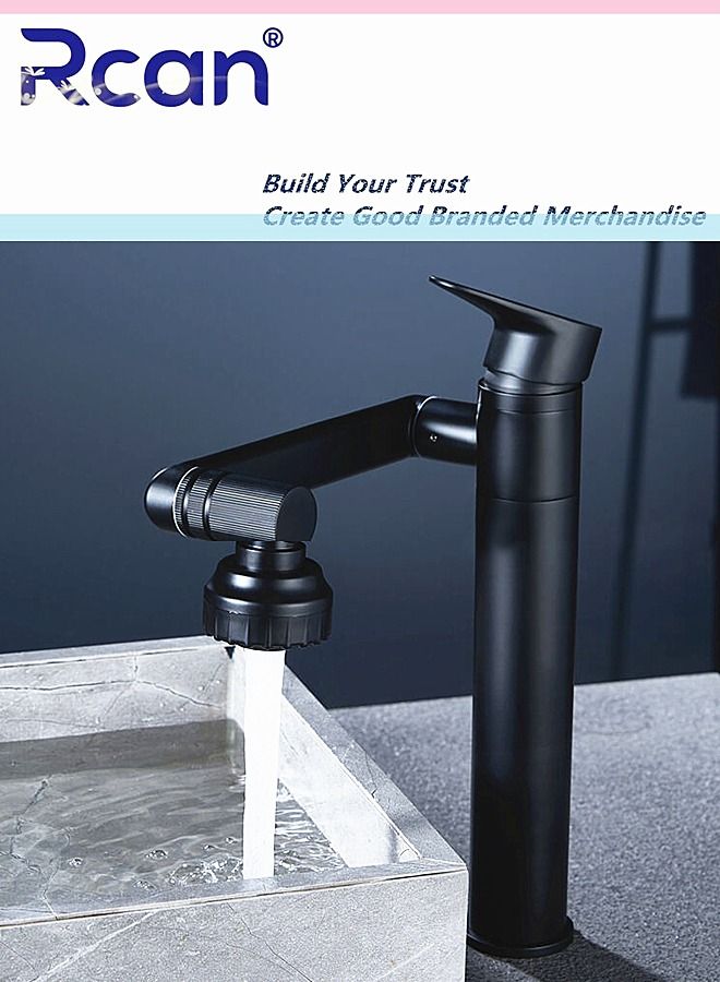 Rcan 1080° Multi-function Universal Swivel Faucet Kitchen Sink Bathroom Basin Hot and Cold Double Control Shower Faucet Adjustable Suitable for Washing Hands Face Hair Vegetables and Bathing - Image 3
