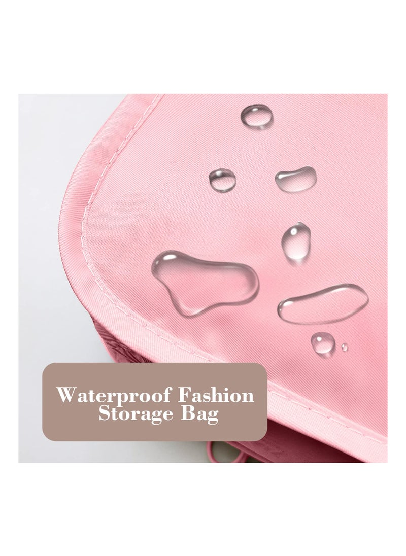 Cool Baby - 8 Pcs Travel Packing Cubes for Suitcases Lightweight Travel Essential Bag with Toiletries Bag for Clothes Shoes Cosmetics Toiletries, For 18-32'' luggage (Pink) - Image 1