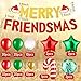 Seematn 128 PCS Merry Friendsmas Party Decorations Friends Celebrate Banner Balloons Friends Themed Christmas Garland Bunting Decorations Supplies for Xmas Holiday Party - Image 4
