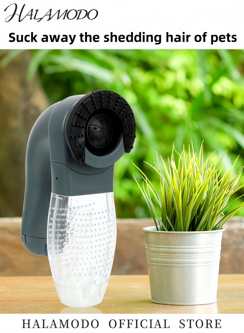 HALAMODO Electric Pet Hair Cleaner Portable Cleaning Massager Vacuum Cleaner for Indoor Cleaning Compact Grooming Device for Cat & Dog - Image 4