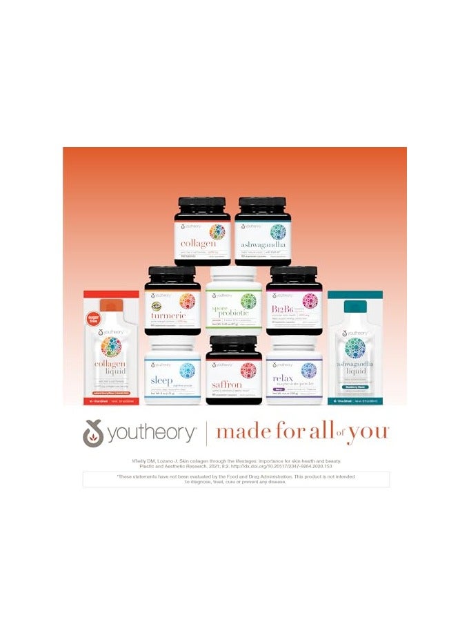 youtheory Collagen Powder 20 G Supports Natural Collagen Production for healthy skin, hair, nails and joints Net Wt. 10 Oz 283G - Image 2