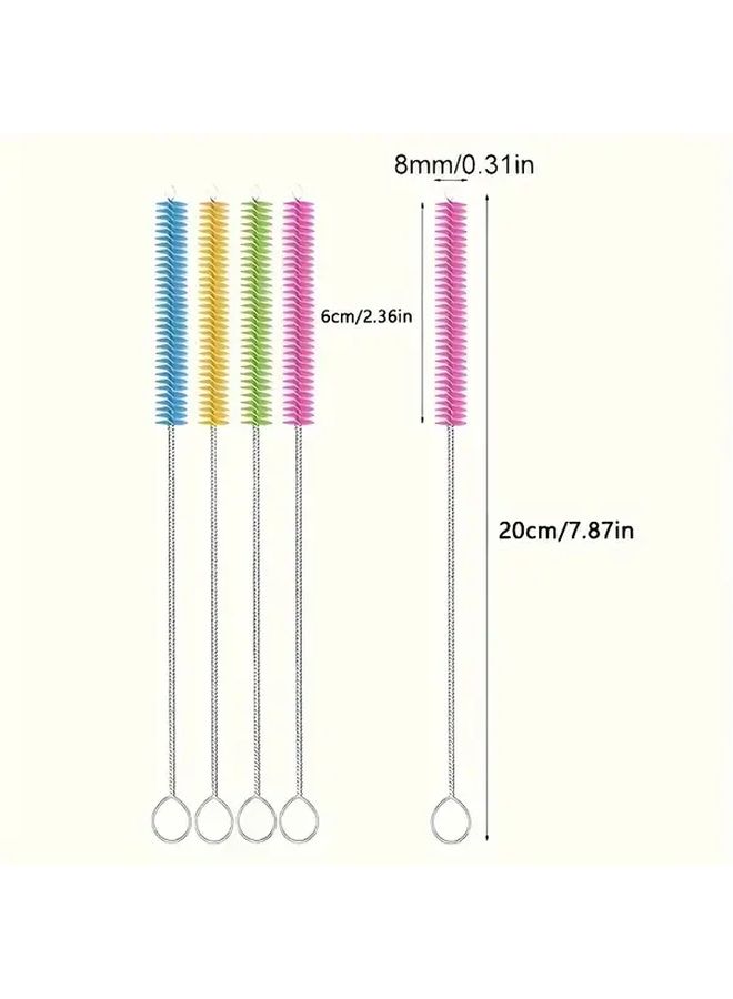 Transparent 3pcs Extra Long Reusable Cleaner Brush Kit For Tumblers Bottles Sippy Cups - Image 2