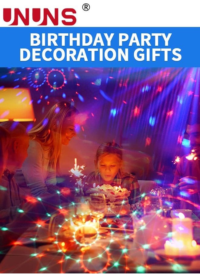 LED Magic Ball Light,7 LED Colors Effect Light Projector With Remote Control And Sound Activated,Disco Lights Party Lights For Gift Club Birthday