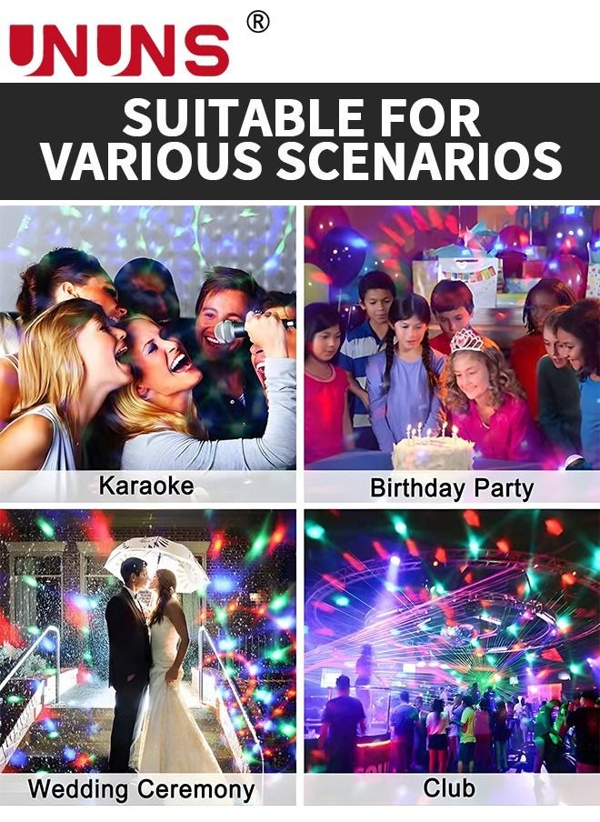 LED Magic Ball Light,7 LED Colors Effect Light Projector With Remote Control And Sound Activated,Disco Lights Party Lights For Gift Club Birthday