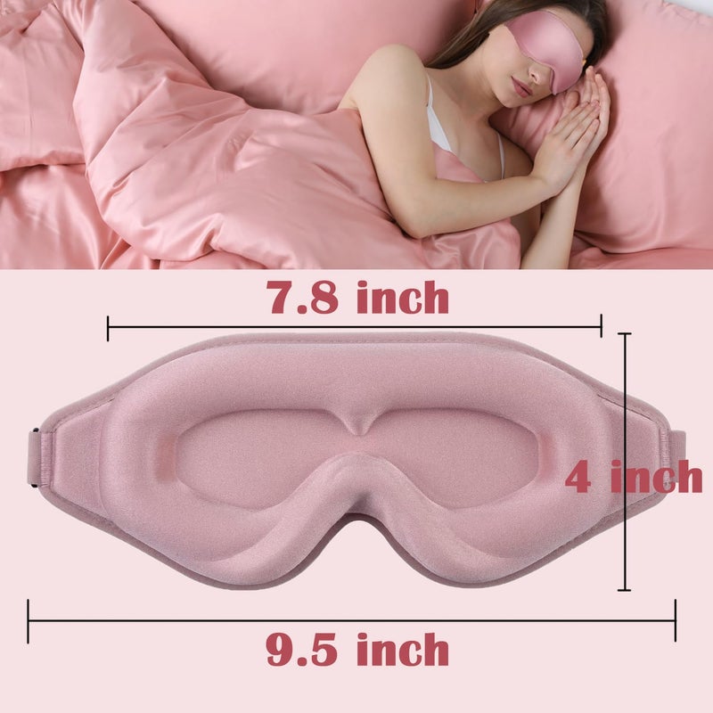 gusonse Sleep Mask for Women Eyelash Extension, Eye Mask for Lash Extensions No Pressure 3D Contoured Lash Extension Sleep Mask, Block Out Light Sleep Protector Eye Shade Cover for Travel Yoga Nap - Image 5