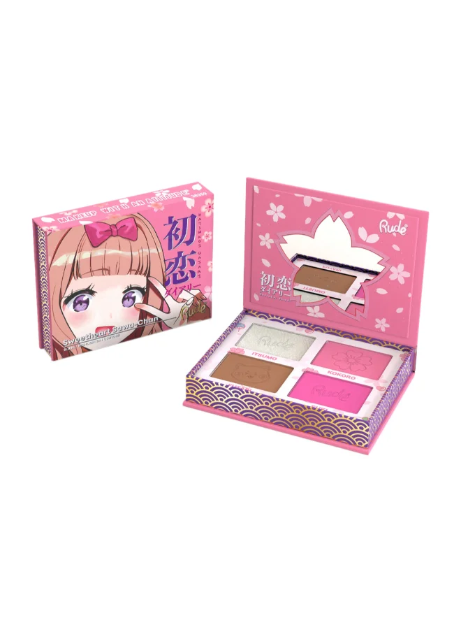 روود Manga Collection Face Palette Sweetheart Sawa-Chan