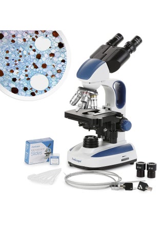 AmScope  40X2500X Advanced Student and Professional Compound Microscope wErgonomic Design  B270CKT - pzsku/Z1AC2927C53D16E12434CZ/45/1747233890/4a6ced8c-21c8-412d-9aaf-d976502336a2