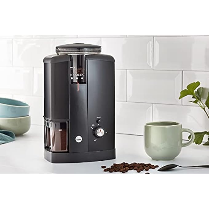 WILFA Classic Aroma Coffee Grinder  Electric Grinder With Cone Grinder  34 Grinding Levels  Bean Container For 250Gr Coffee Black - Image 2