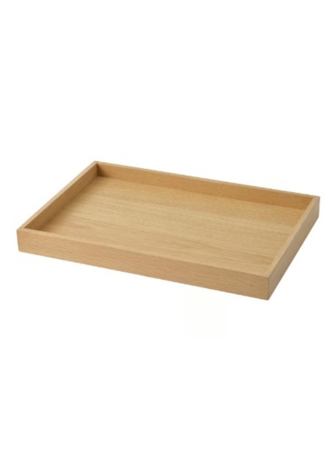 Tray, oak/veneer, 47x32 cm