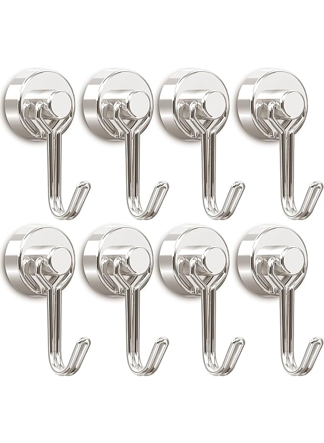 S-TOP Magnetic Hooks, Neodymium Magnets Hook Heavy Duty 30LBS with Rust Proof - Image 1