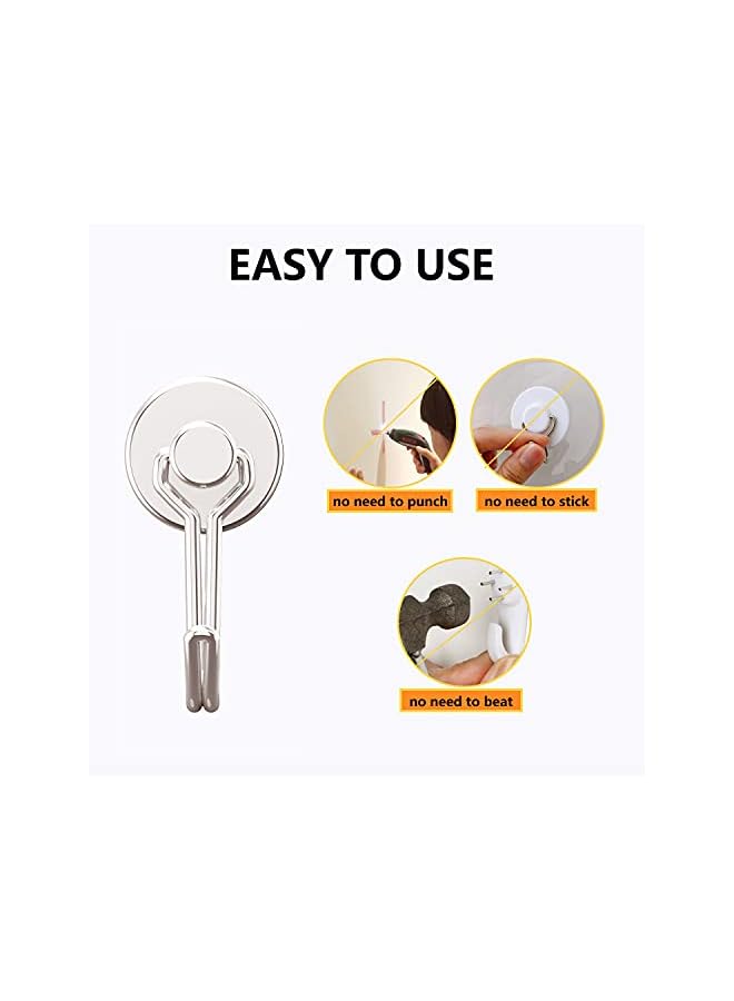 S-TOP Magnetic Hooks, Neodymium Magnets Hook Heavy Duty 30LBS with Rust Proof - Image 4
