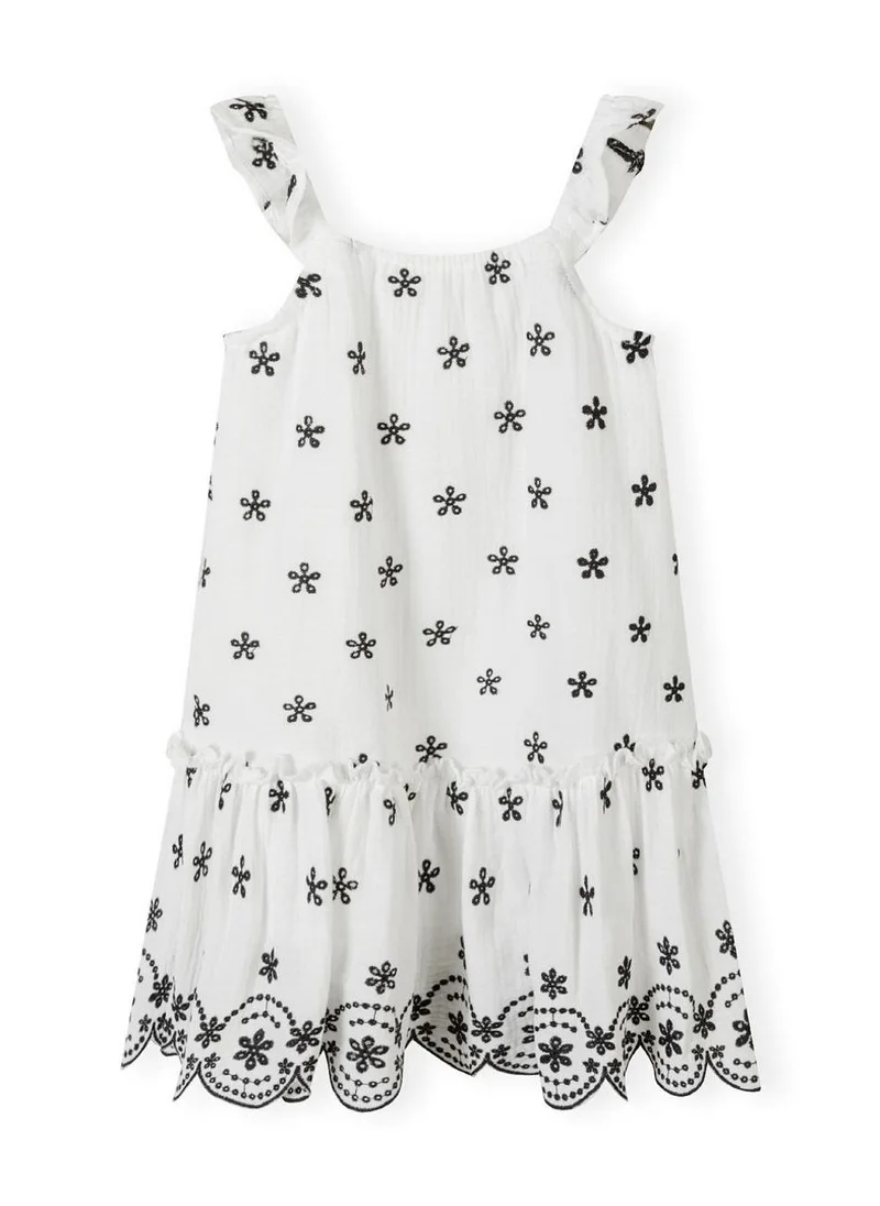 MINOTI Baby Embroidered Shoulder Strap Dress