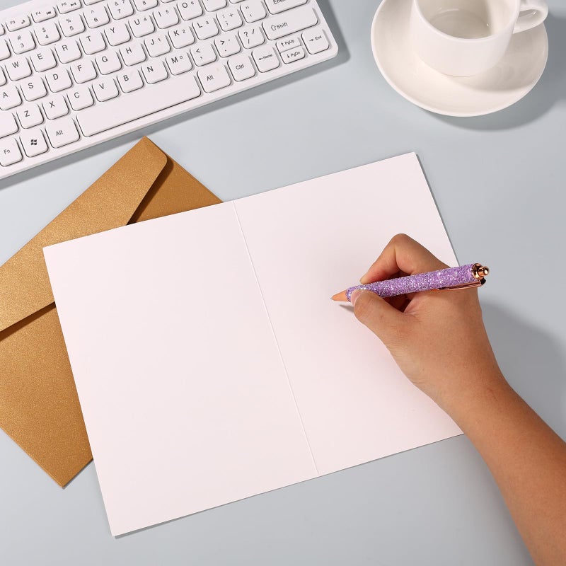 XIHIRCD Thank You Cards, Simple Blank Appreciation Greeting Notes with Envelope for Gratitude Teachers Bosses Friends Colleagues Coworker Him Her, Funny Thoughtful Gift - Image 5