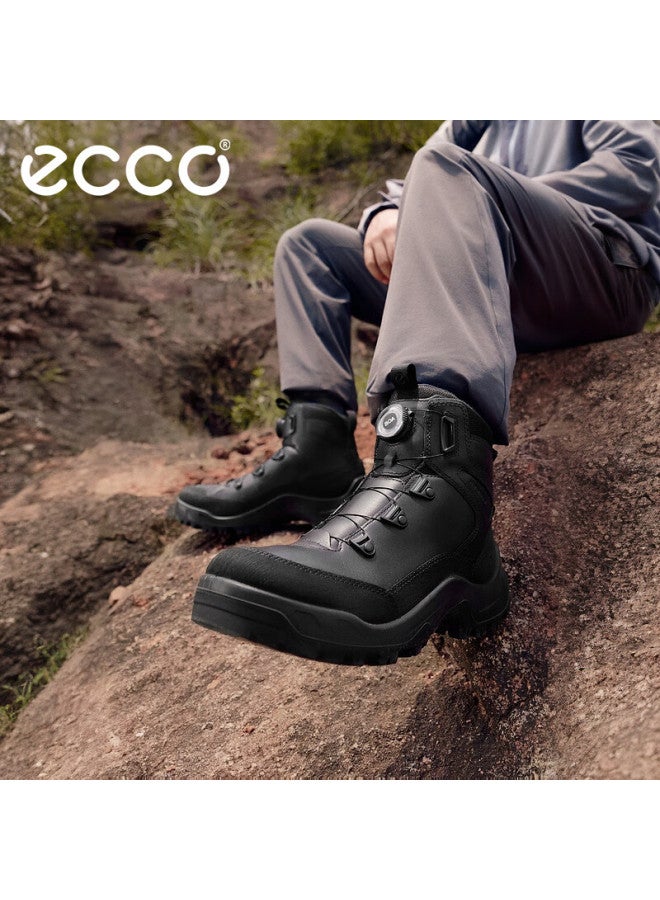 Ecco Boa K Outdoor Hiking High-top Sports Shoes Off-road 841424 Black Size 41 - Image 1