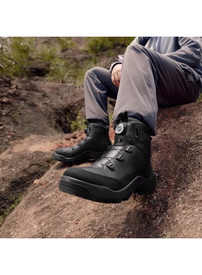Ecco Boa K Outdoor Hiking High-top Sports Shoes Off-road 841424 Black Size 41 - Image 3
