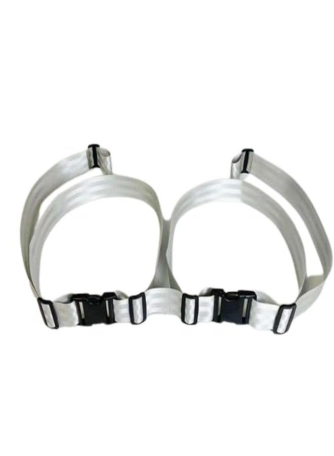 Icony Baby Safety Belt, Secure Your Little One/Twins Everywhere 1.5"X1.7Meter Adjustable 1 Pack (Grey, Twin) - Image 1