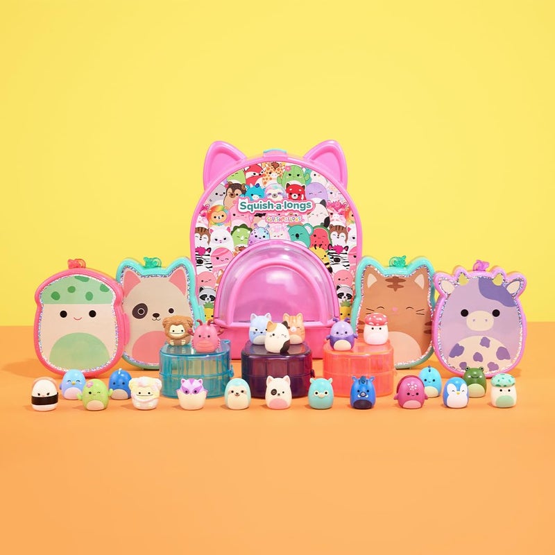 Squish-a-longs 25 Pack - Series 1 - (25) 1â€ Mini-Squish with 5 Accessories, Ring, and Collectorâ€™s Guide - Collect, Trade, & Play - Image 4