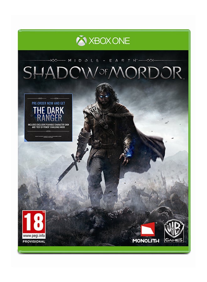 WB Games Middle Earth : Shadow Of Mordor (Intl Version) - Action & Shooter - xbox_one - Image 1