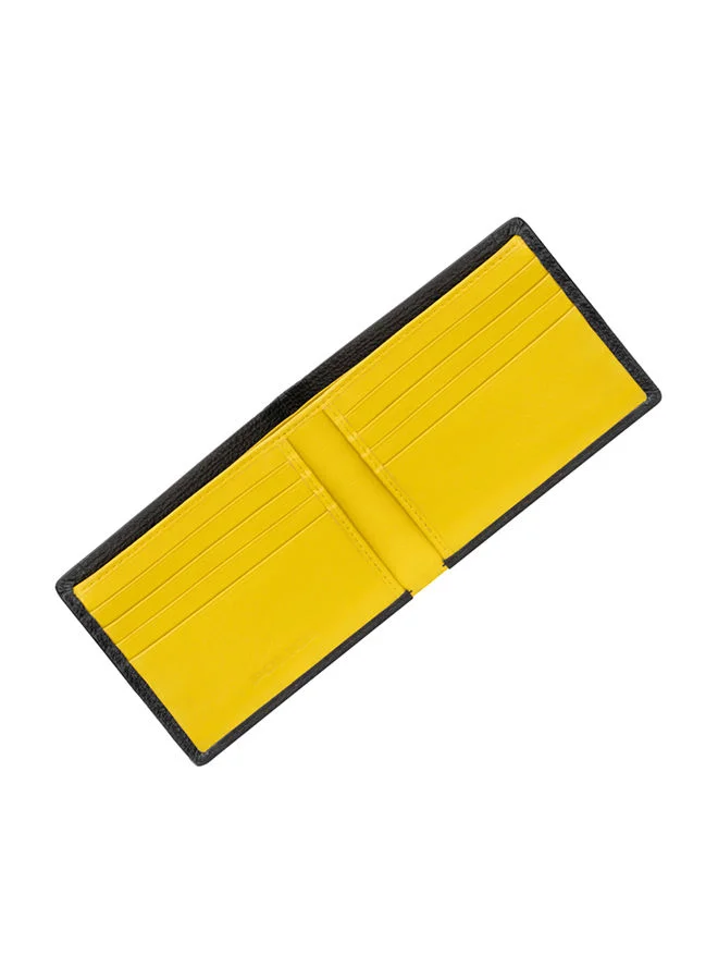 POLICE Medley Black & Yellow Wallet For Men