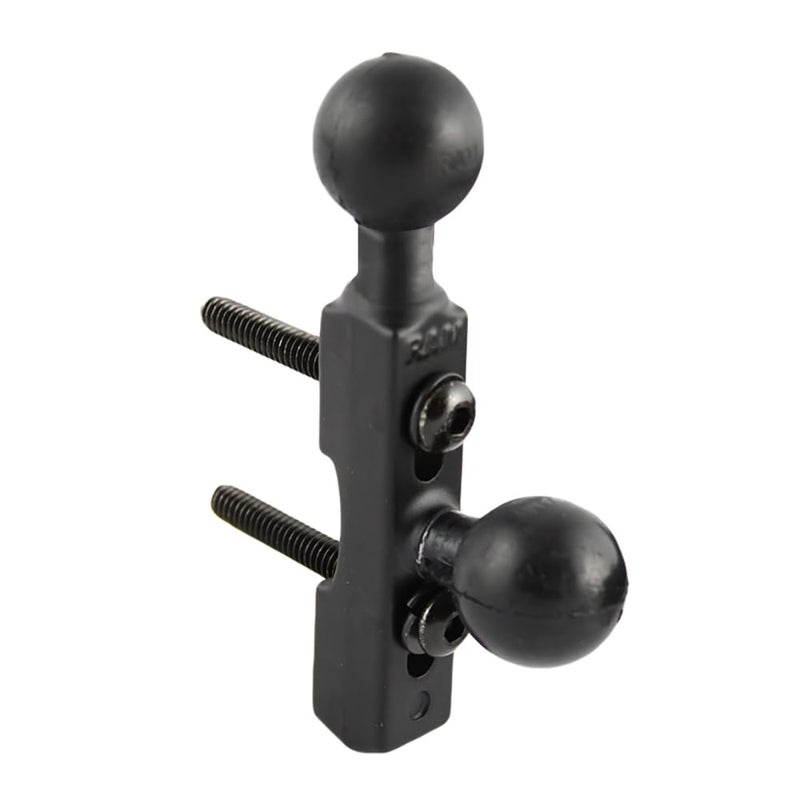RAM Mounts RAM-B-309-6U Motorcycle Brake/Clutch Reservoir Double Ball Base with B Size 1" Ball - Image 1