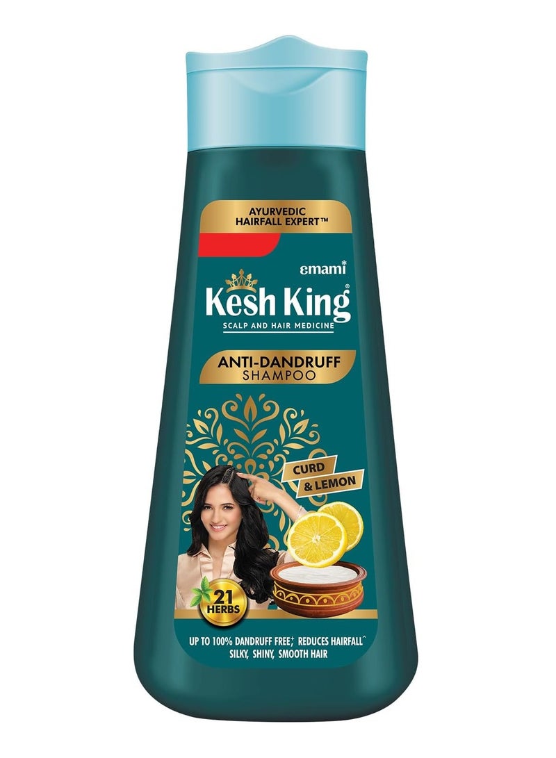 Kesh King Ayurvedic Hairfall Expert Anti-Dandruff Shampoo with Curd Active - 21 Herbs 340ml - Image 1