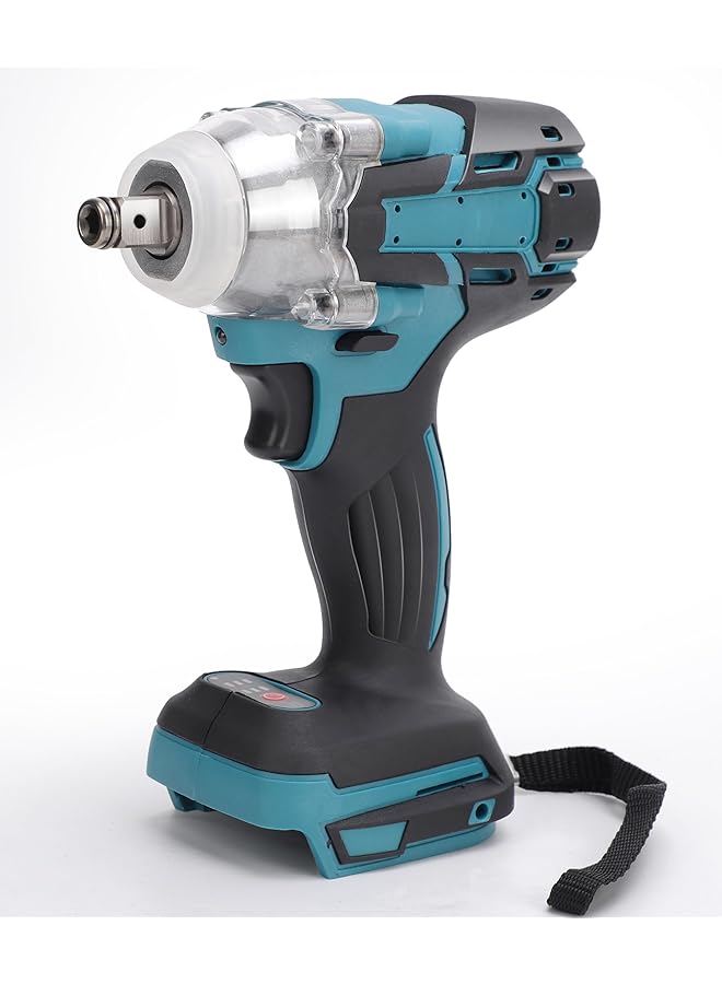 Cordless Impact Wrench, Brushless Impact Gun With Rubber Grip Large Torque, 3000 Rpm Rechargeable Multifunction Electric Wrench - Image 1