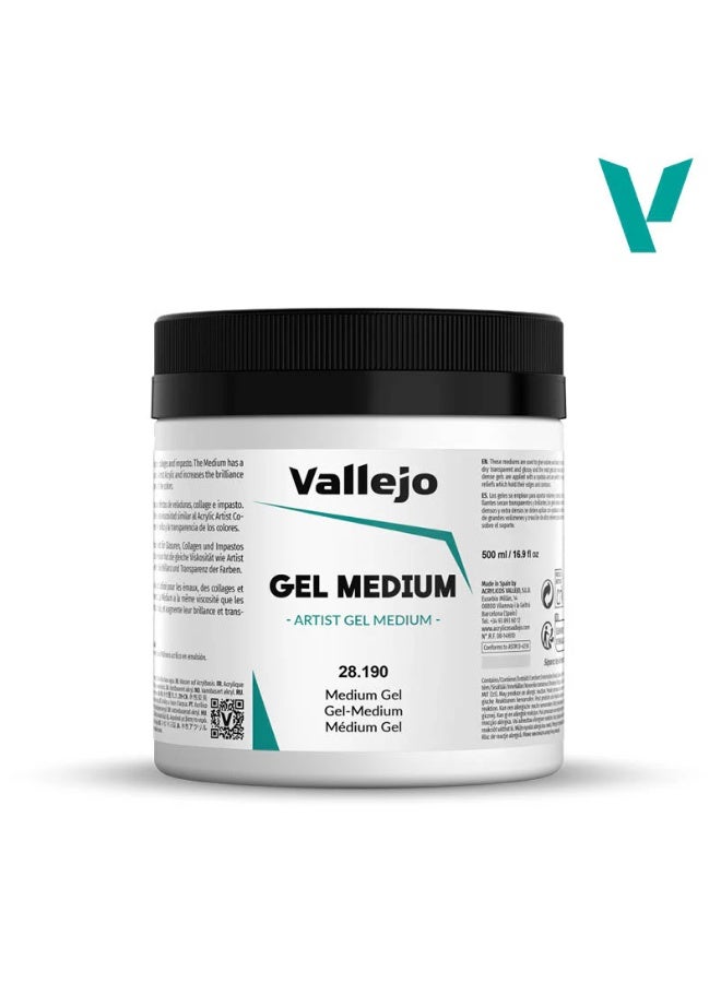 جل متوسط ​​٥٠٠ مل - معجون نحت للوحات الأكريليك وتأثيرات الملمس