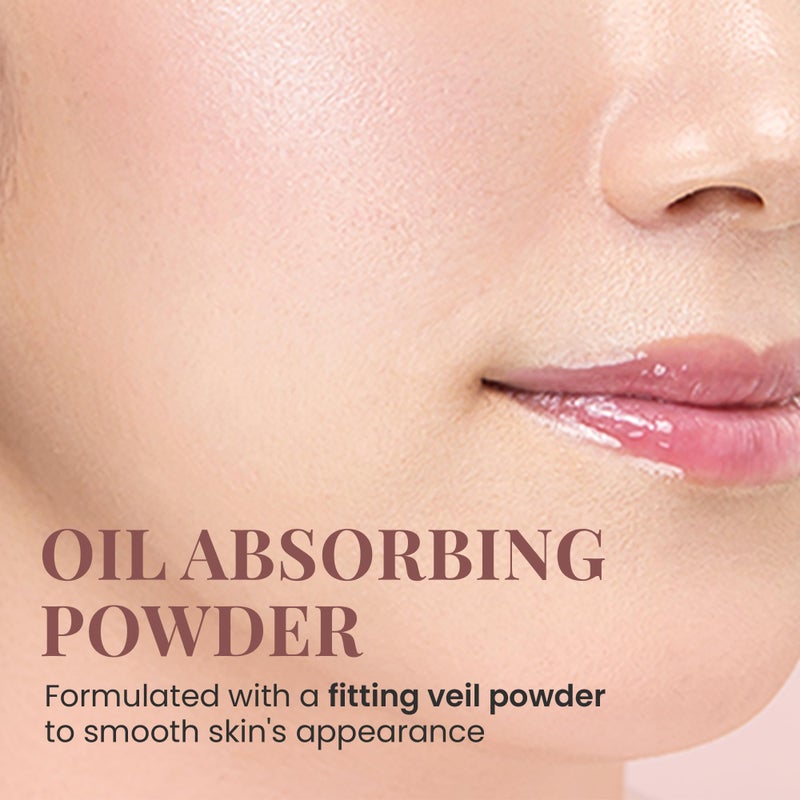 Paul & Joe Pressed Blush Palette Refill Only, Case Sold Separately, Oil-Absorbing Blush Powder, Bi-Color Face Blushes with Fitting Veil Powder, Light Beige and Light Pink, 01 Secret D'Or, 0.17 oz - Image 3