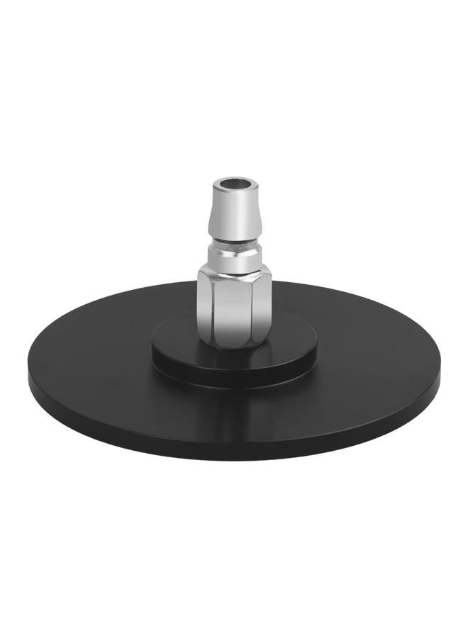 Timsec Suction Cup Adapter for Vac-U-Lock Machine, Stainless Steel Quick Air Connector Device Attachment, 4 Inch (Black) - Image 1