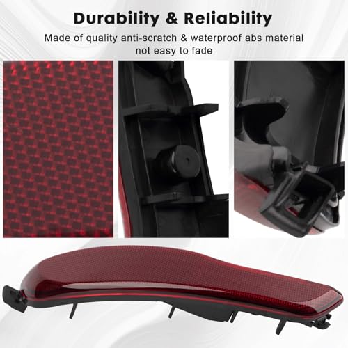 Jiacheng 68105144AC Rear Bumper Reflector Passenger Side Compatible with Jeep Cherokee 2014-2018 (Right) - Image 5