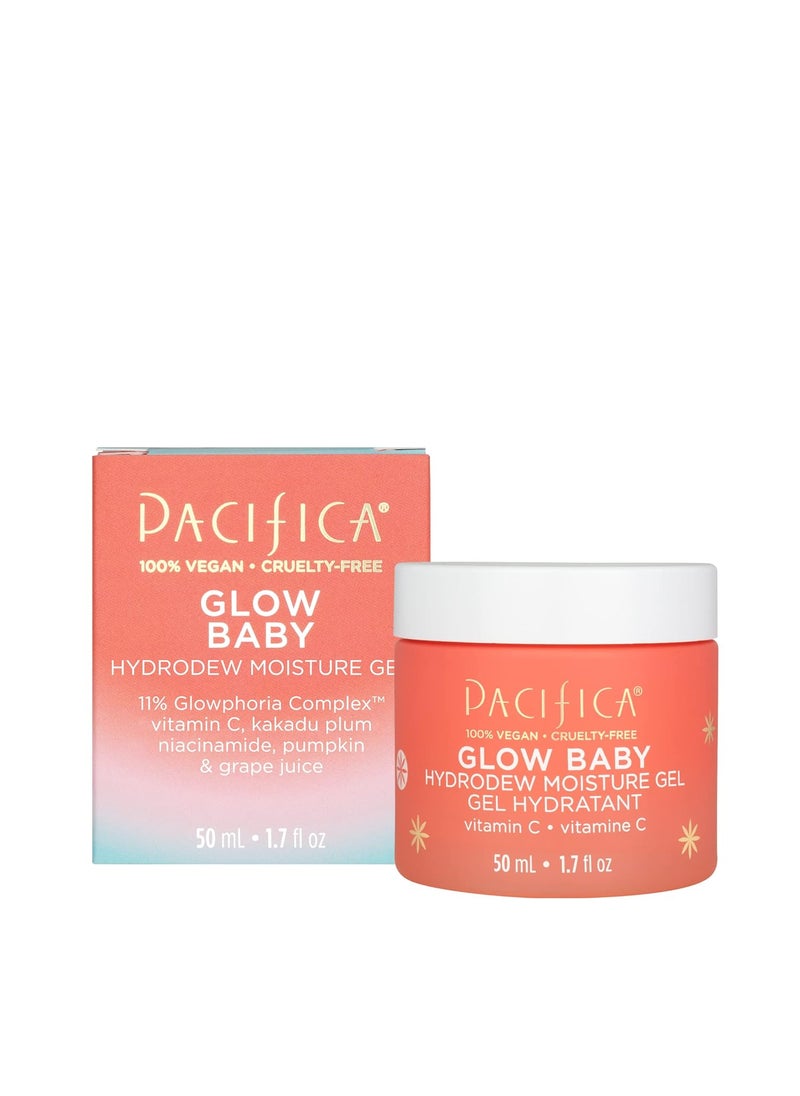 Pacifica - Pacifica Beauty Glow Baby Hydrodew Gel Face Moisturizer Dewy Glowing Skin Vitamin C Niacinamide Fine Lines Dryness Dull Skin NonSticky Formula Hydrating Vegan  Cruelty Free - Image 1