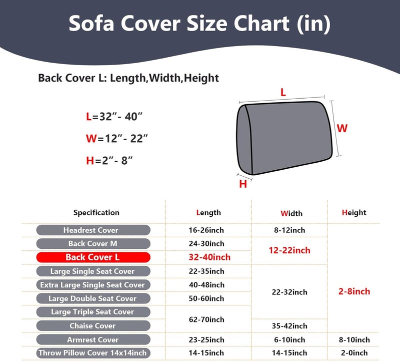Yoovat Magic Sofa Covers Magic Sofa Couch Covers 2024 New Wear-Resistant Universal Sofa Cover Stretch for Sectional Slipcovers (Texture-Sea Blue,Back Cover L) - Image 3