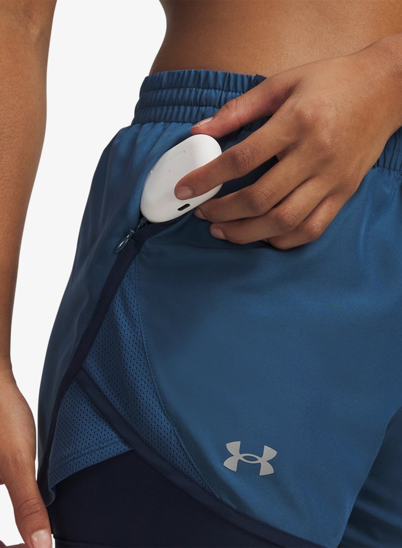 UNDER ARMOUR 2In1 Fly By Shorts - Image 3
