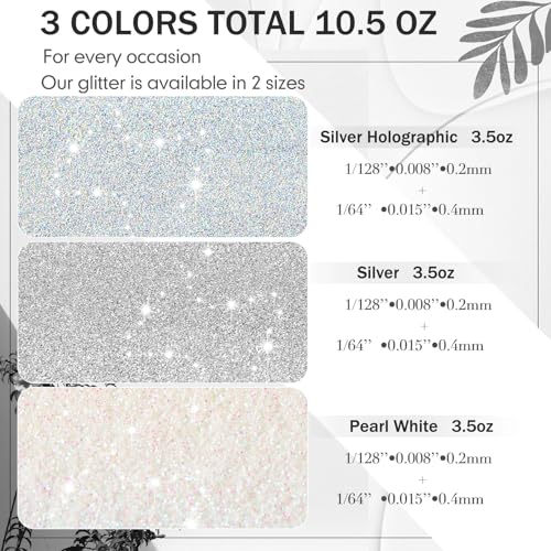 Gilprop 10.5oz / 300g Glitter Paint Additive Glitter for Painting Walls 3 Colors Set for Painting Walls for Luminous Paint Finish on Interior or Exterior Wall, Ceilings, Wood, Varnish and Furniture - Image 2