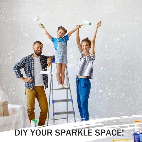 Gilprop 10.5oz / 300g Glitter Paint Additive Glitter for Painting Walls 3 Colors Set for Painting Walls for Luminous Paint Finish on Interior or Exterior Wall, Ceilings, Wood, Varnish and Furniture - Image 5
