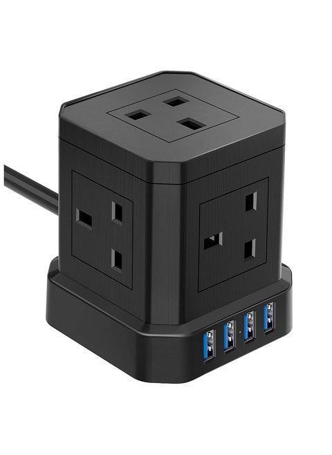 1 Pieces 9-IN-1 Extension Lead with USB