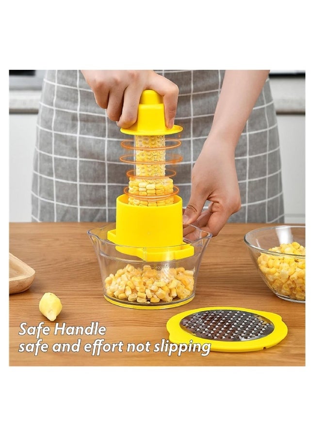 Corn Peeler Tool, Corn Stripper & Remover with Built-In Cup Grater, Corn Cutter with Bowl and Safety Handle, Ginger Grater, Essential Kitchen Gadget for Corn on the Cob - pzsku/Z1AC45D2E0A12F0E0AD2CZ/45/_/1736252701/5111bc95-c5d7-42c7-99b6-f59231a197ea