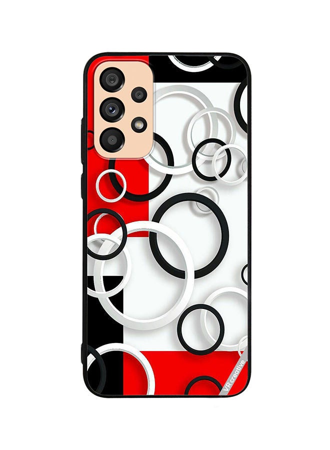 VR CREATIVE Protective Case Cover For Samsung Galaxy A33 5G Colorful Circle Design Design Multicolour - Image 1