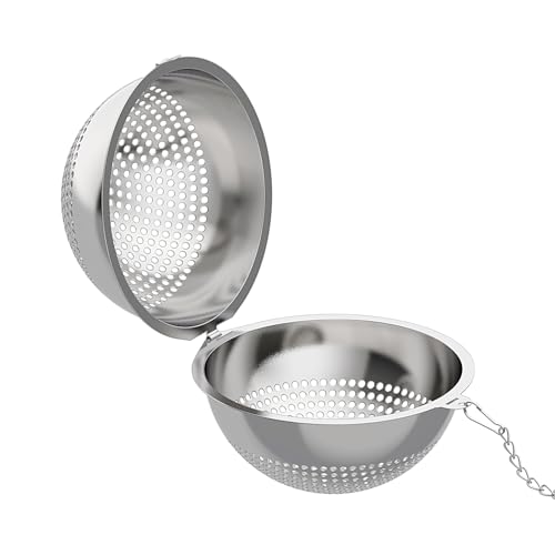Lyxa SR 2 Pack Food Grade 304 Stainless Steel Mesh Tea Ball 2.1 Inch Tea Infuser Strainer Filter Diffuser for Loose Tea - Image 2