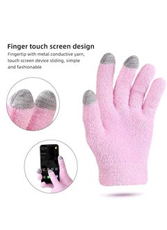 BIGTHREE Moisturizing Spa Socks and Gloves with Touchscreen, Moisturizing Gel Socks and Gloves Set for Dry Cracked Hands Feet Spa, Heal Cracked Dry Skin Cracked Heels, Cuticles for Repair Treatment  - Image 2