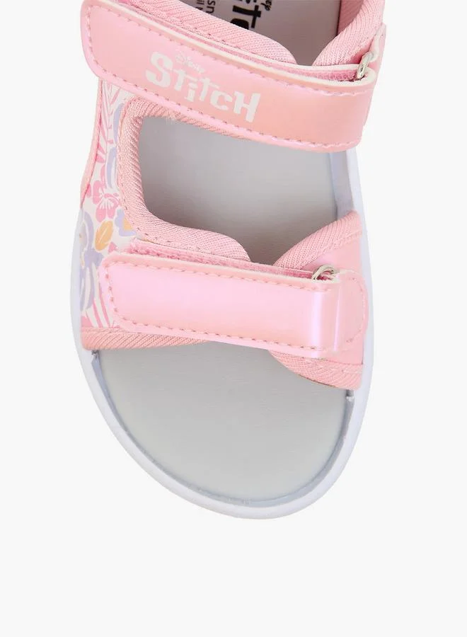 Disney PINK Girls Stitch Print Light-Up Sandals for Women | Best Price UAE