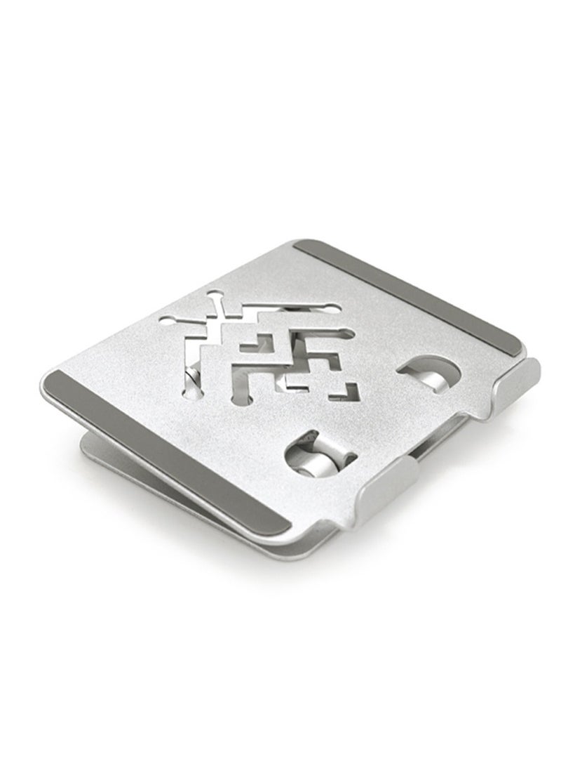 ني فو حامل معدني كامل للأجهزة اللوحية والهواتف المحمولة NP-T2 - حامل قابل للتعديل بزاوية 360 درجة مع قاعدة غير قابلة للانزلاق وارتفاع مرن وثبات قوي - متوافق مع أجهزة iPad والأجهزة اللوحية وMacBook، تصميم فائق القوة والثبات - Image 3