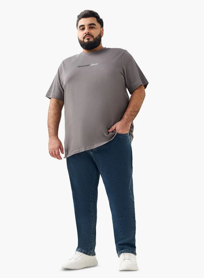 Splash FAV Men Relaxed Fit Flexi Waist Athletic Jeans