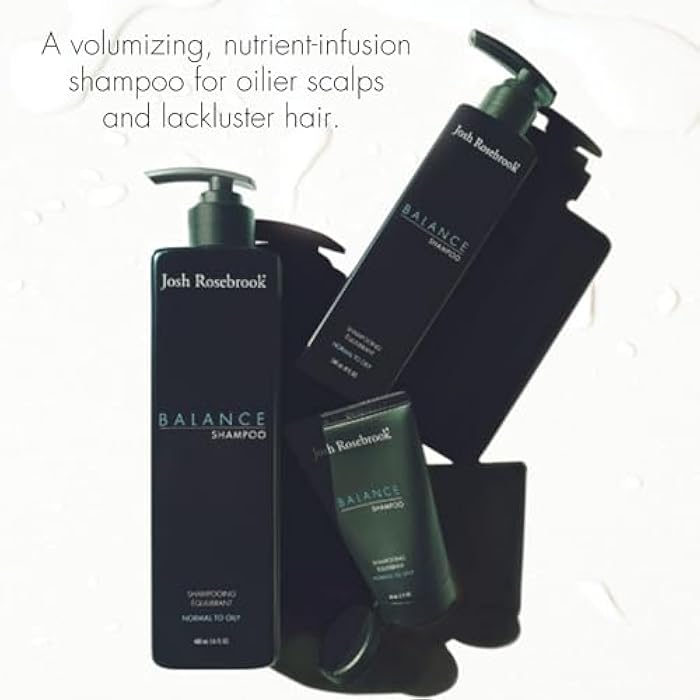 Josh Rosebrook - Balance Shampoo formulated for all hair textures and types and balanced to oily scalps to offset excessive oiliness and create volume - 240 mL - 8 Oz - Image 5