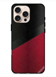 Apple iPhone 16 Pro Max Protective Case Cover Leather Pattern