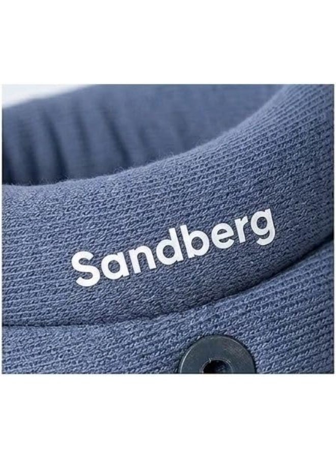 Sandberg Cervical Adjustable Collar Neck Support Brace | Soft Foam Padding | Adjustable Hook and Loop Closure | Lightweight Neck Collar for Women and Men | Size M - Image 4