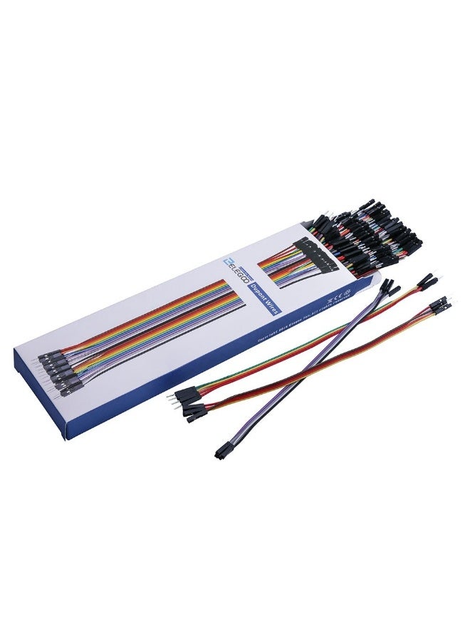 120pcs Multicolored Dupont Wire 40pin Male To Female 40pin Male To Male 40pin Female To Female Breadboard Jumper Ribbon Cables Kit Compatible With Arduino Projects  - Image 5