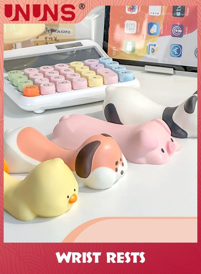 UNUNS Wrist Rest Support,Upgrade Ergonomic Memory Foam Support For Mouse Computer Arm Rest,Desk Cute Animals Pad Office Supplies Slow Rising PU (Dog) - Image 4