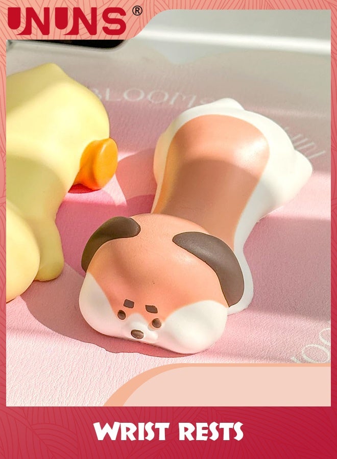 UNUNS Wrist Rest Support,Upgrade Ergonomic Memory Foam Support For Mouse Computer Arm Rest,Desk Cute Animals Pad Office Supplies Slow Rising PU (Dog) - Image 5