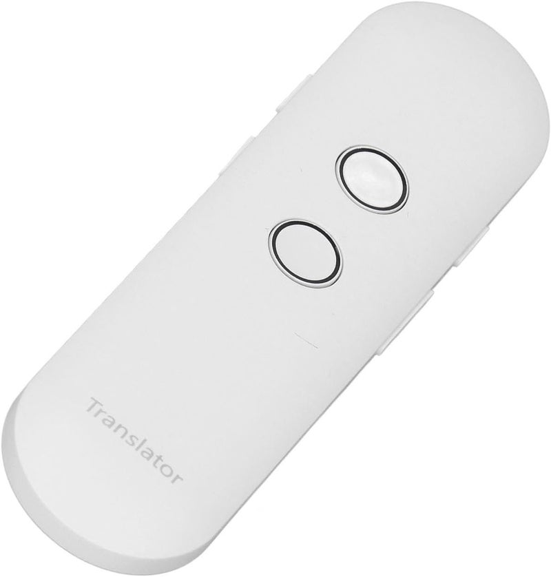 جهاز ترجمة محمول Drfeify يدعم 97 لغة، دقة عالية، متعدد الاستخدامات، صغير الحجم وخفيف الوزن لخدمات الترجمة المهنية (أسود/أبيض) - Image 1